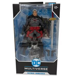 DC Multiverse Thomas Wayne Flashpoint Batman Unmasked 7" Action Figure NIB